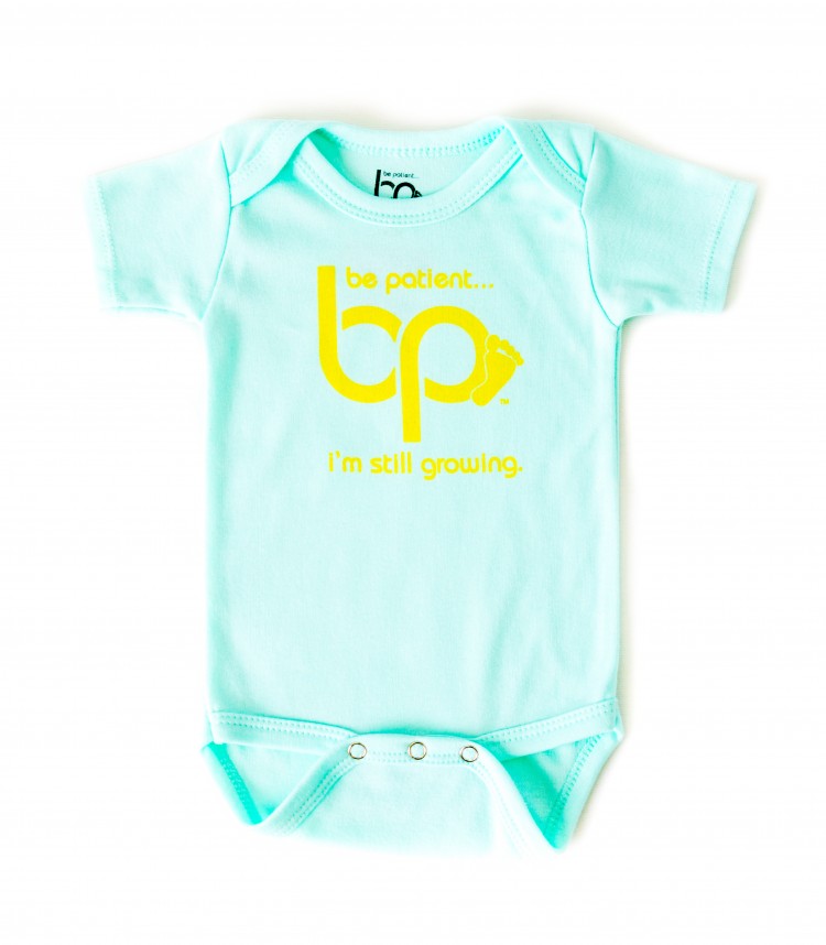 Logo Onesie - Mint Green/ Yellow Print