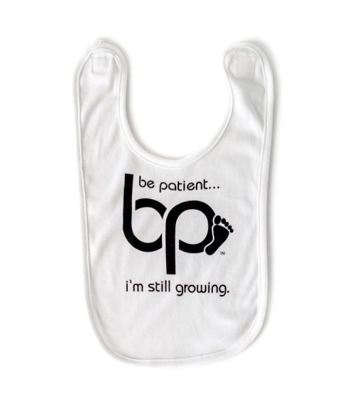 Logo Bib - White / Black Print